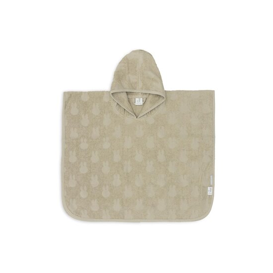 Jollein Poncho de bain éponge Miffy Jacquard Olive Green 