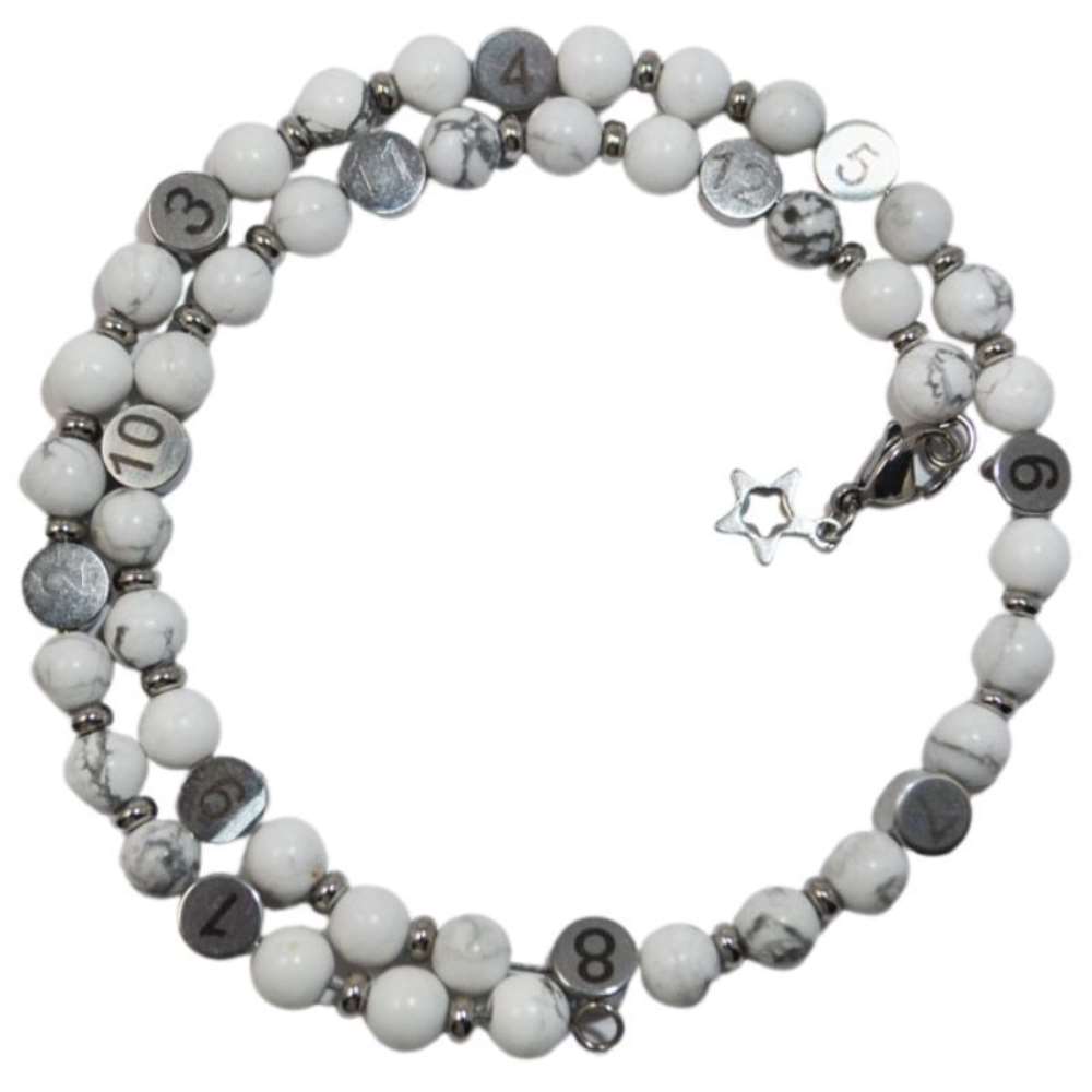 Irréversible Bijoux - Bracelet d'allaitement pierre naturelle BLANC Irréversible Bijoux