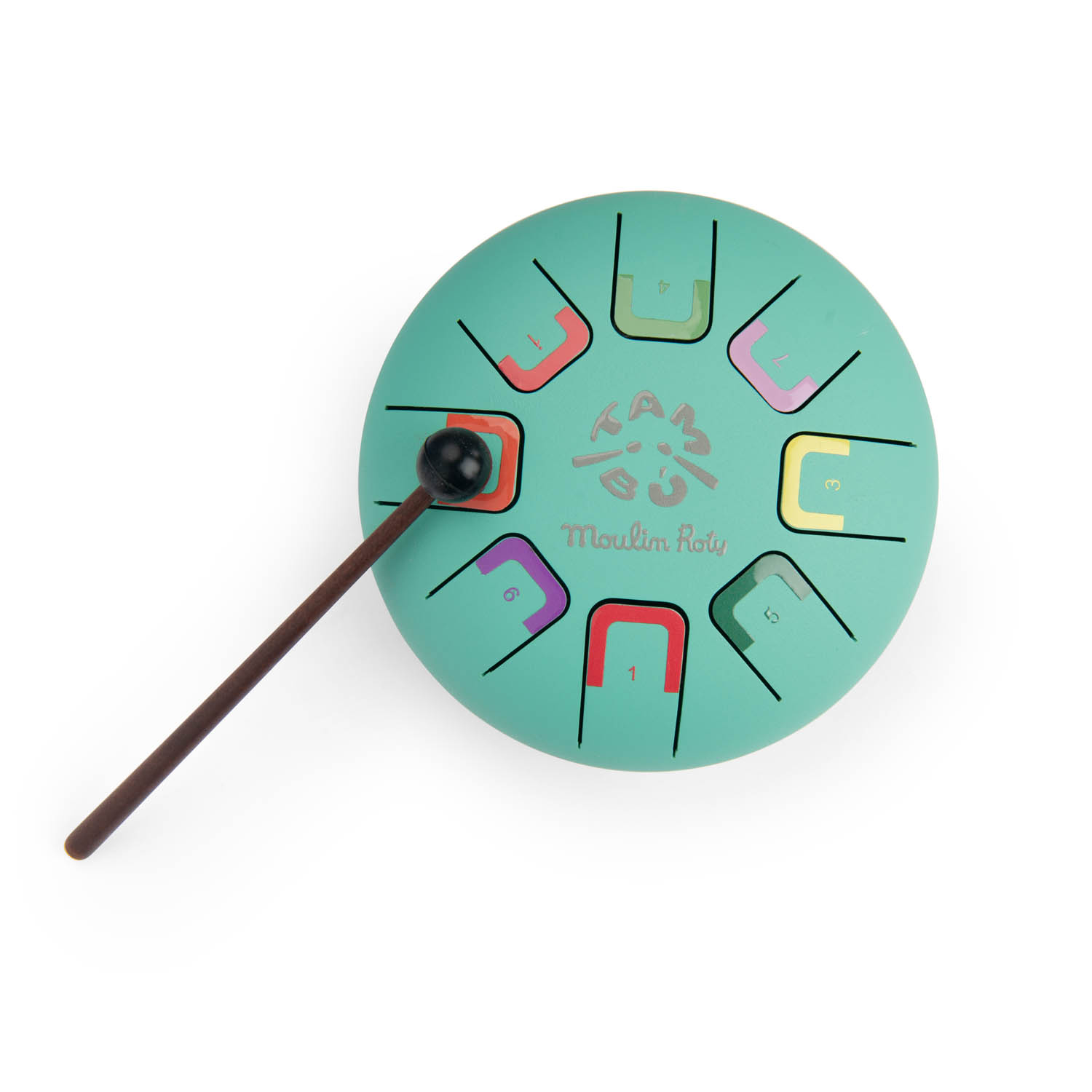 Petit tambour à languettes Dans la jungle MULTICOLORE Vox