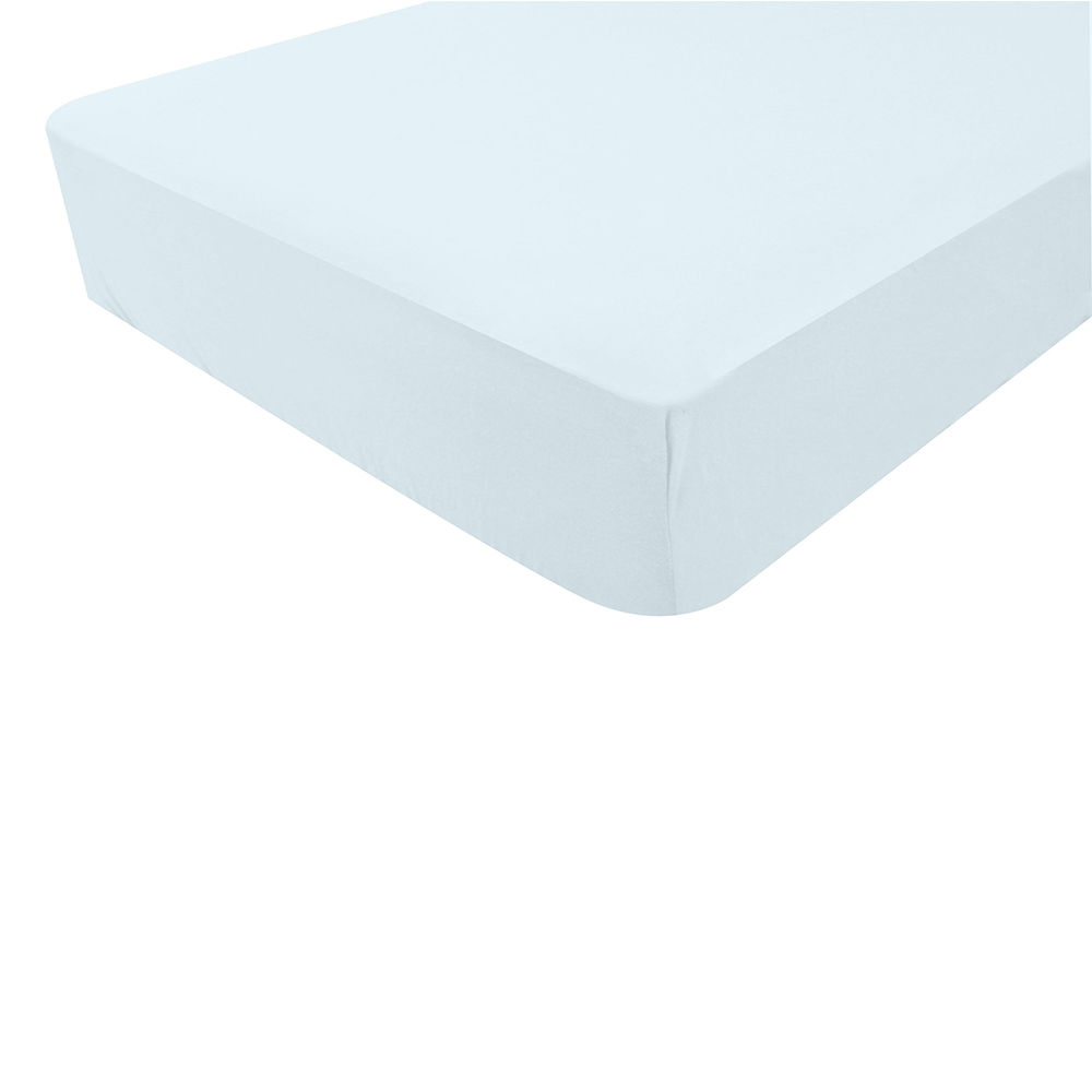 Domiva - Drap housse Jersey BLEU Domiva