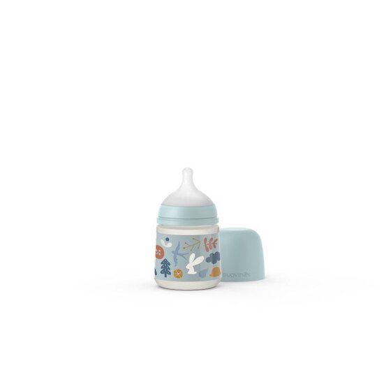 Suavinex Biberon tétine symetrique SX PRO Into the forest Bleu Poudré 270 ml Suavinex Biberon tétine symetrique SX PRO Into the forest Bleu Poudré 270 ml
