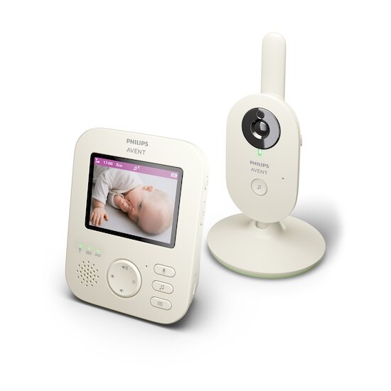 Philips Avent Ecoute-bébé vidéo SCD882 Blanc 