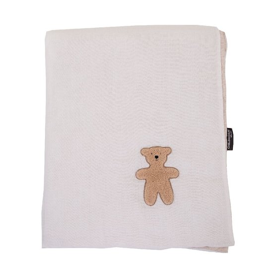 Childhome Couverture de bébé beige/ecru 80x100 cm