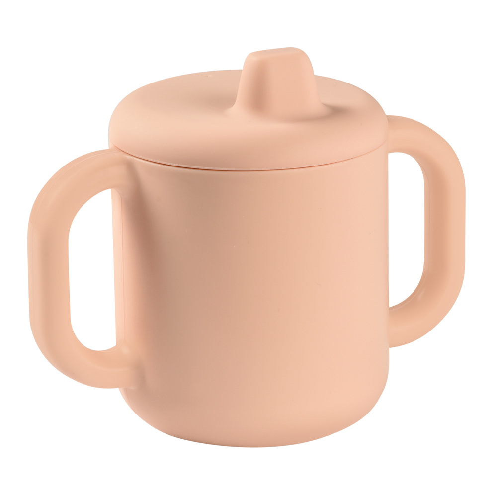 Beaba - Tasse d'apprentissage silicone ROSE Béaba