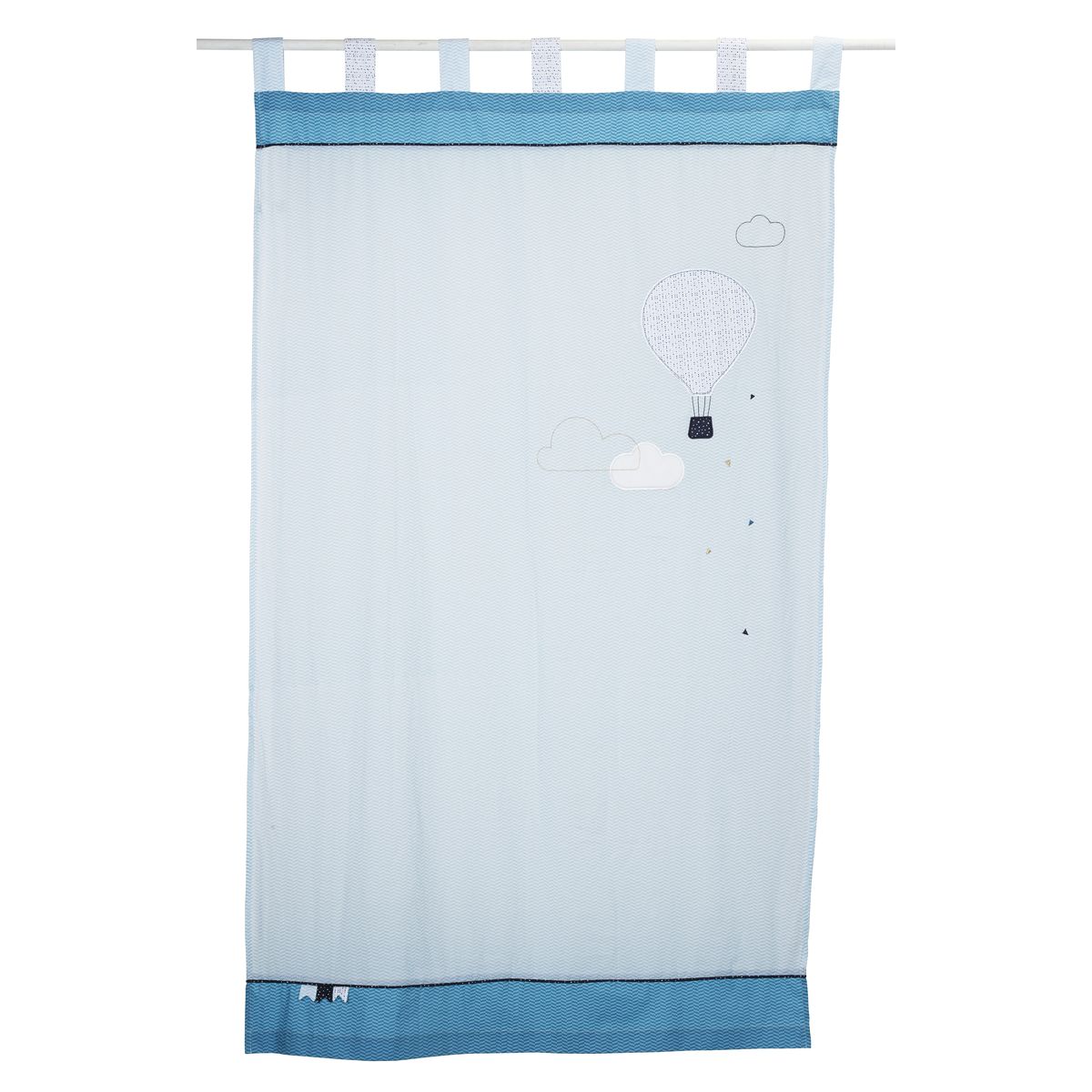 Rideau New Lazare BLEU Sauthon Baby Déco