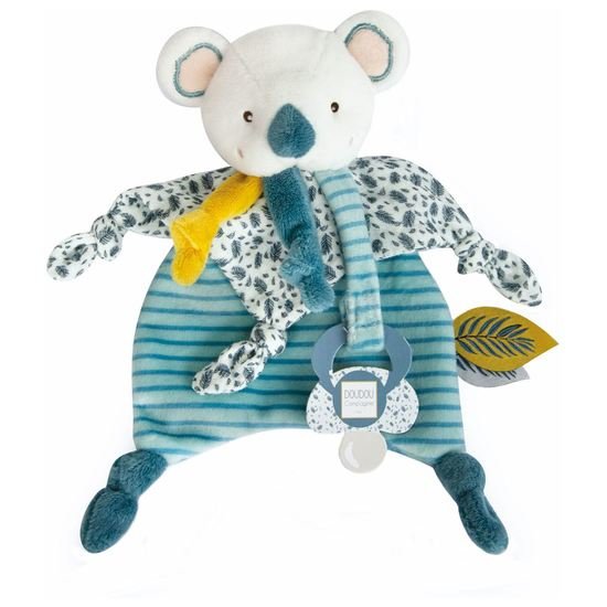 Doudou & Compagnie Doudou attache sucette Yoca le Koala Blanc 20 cm