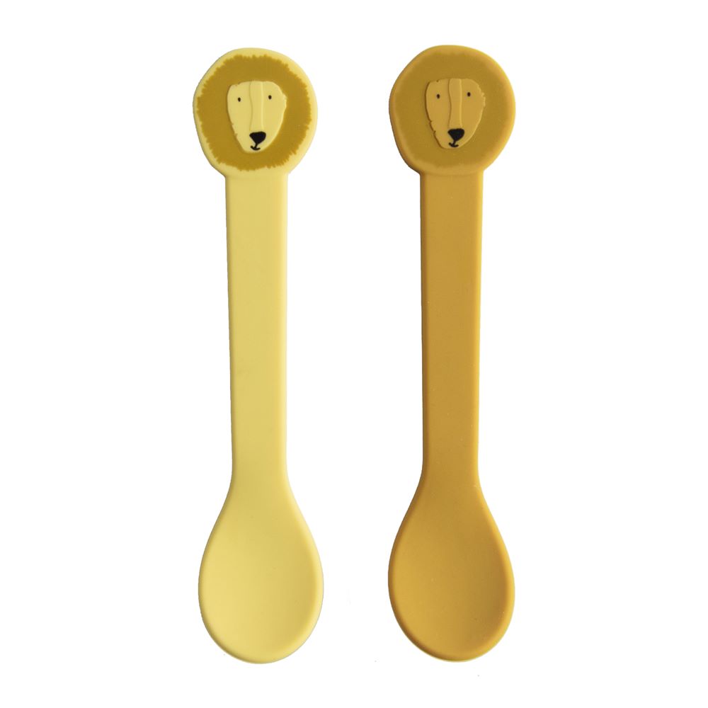TRIXIE - Cuillère silicone 2-pack JAUNE Trixie
