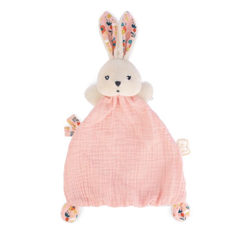 Doudou Lapin coquelicot ORANGE Kaloo