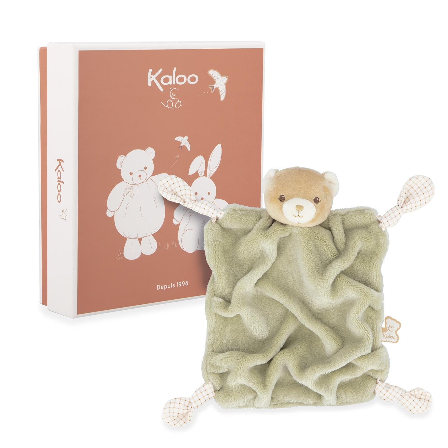Doudou Ours VERT Kaloo