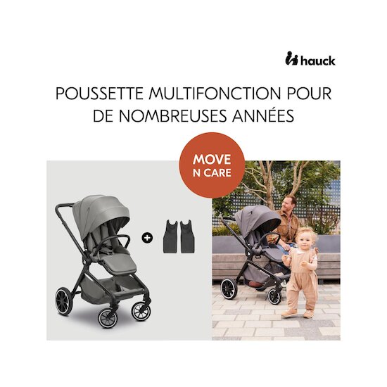 Hauck Poussette Move N Care Dark Grey  Hauck Poussette Move N Care Dark Grey