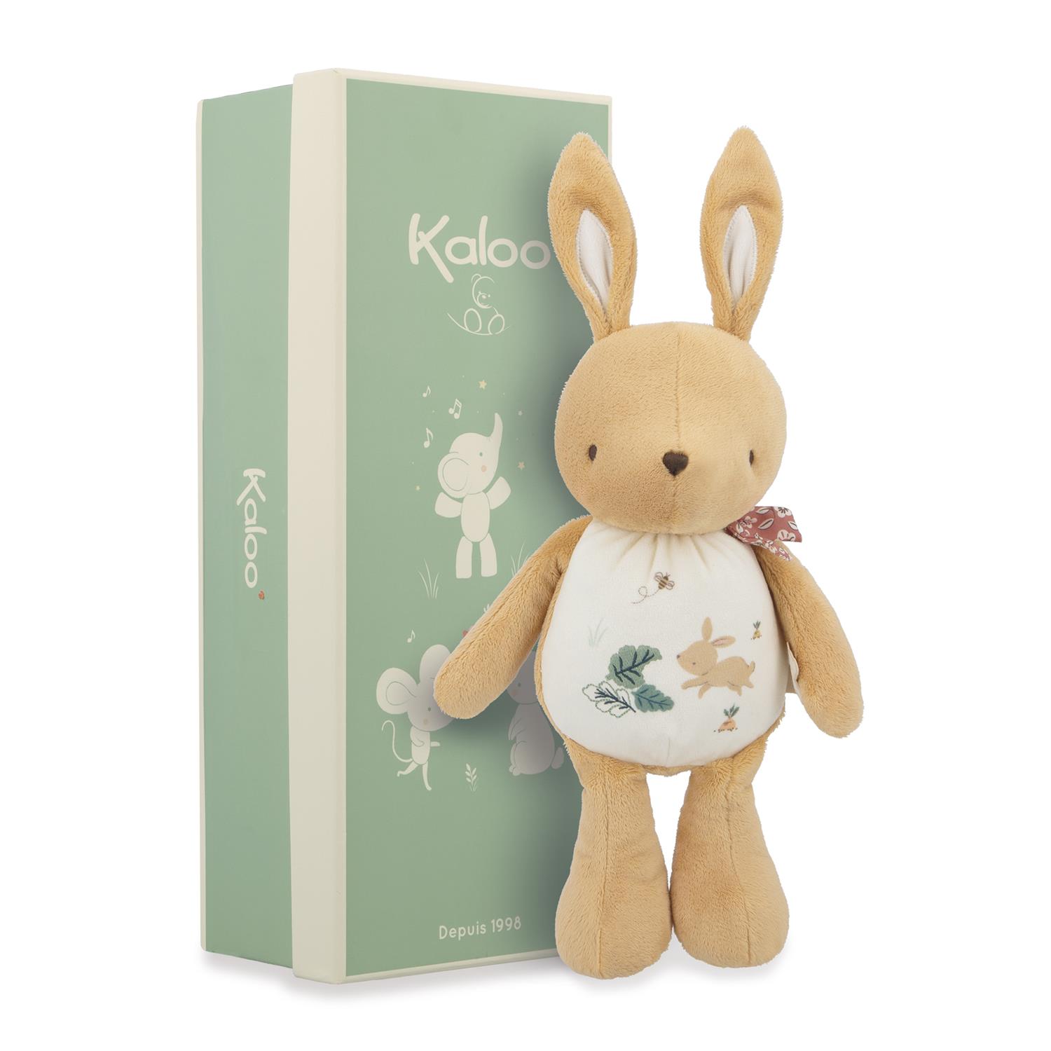 Peluche à Son Lapin MARRON Kaloo