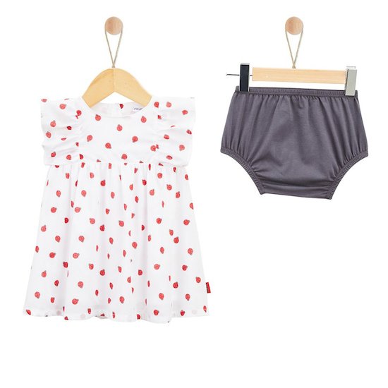 P’tit bisou Robe + Bloomer Coccinelle Ladybug 