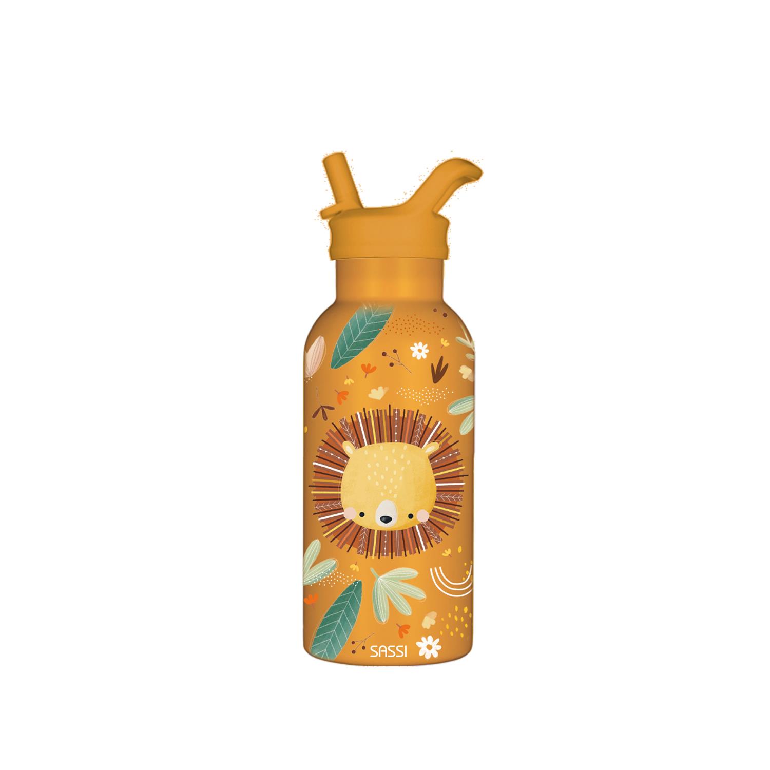 Sassi Junior - Gourde en inox Isotherme JAUNE Sassi Junior