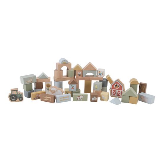 Little Dutch Blocs de construction en bois FSC Little Farm  Little Dutch Blocs de construction en bois FSC Little Farm