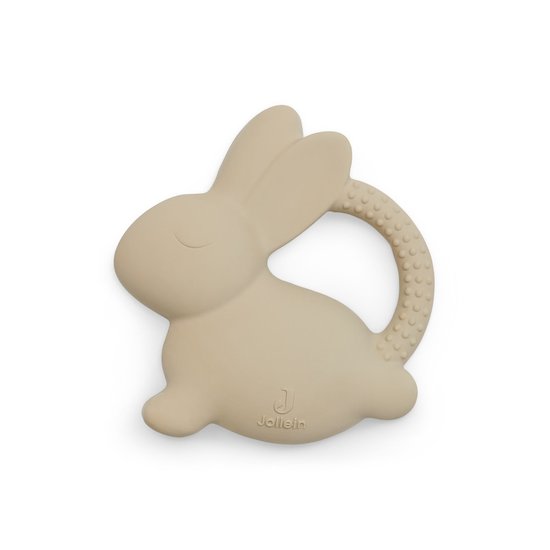 Jollein Anneau de dentition caoutchouc Bunny Nougat 