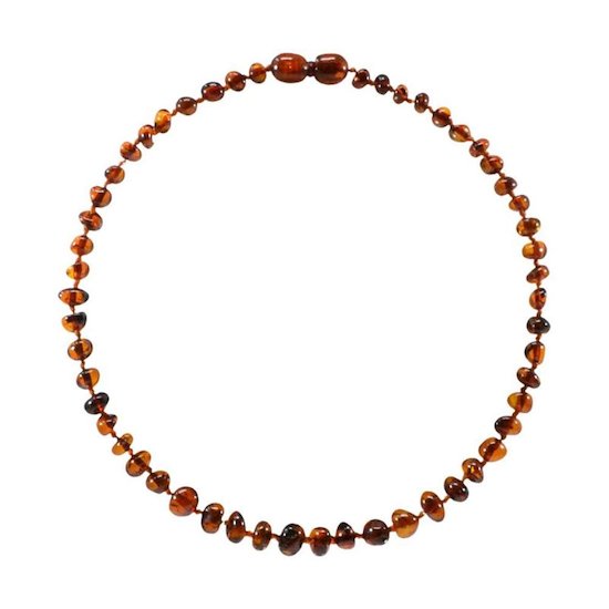 Irréversible Bijoux Collier d'ambre Cognac Brun 0-2 ans