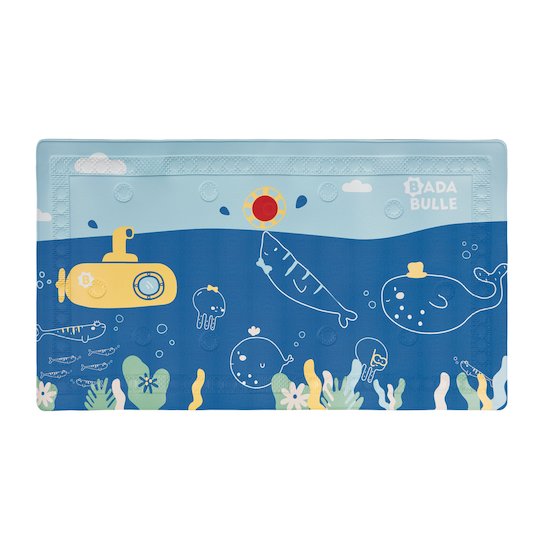 Badabulle Tapis de bain témoin de température bleu 