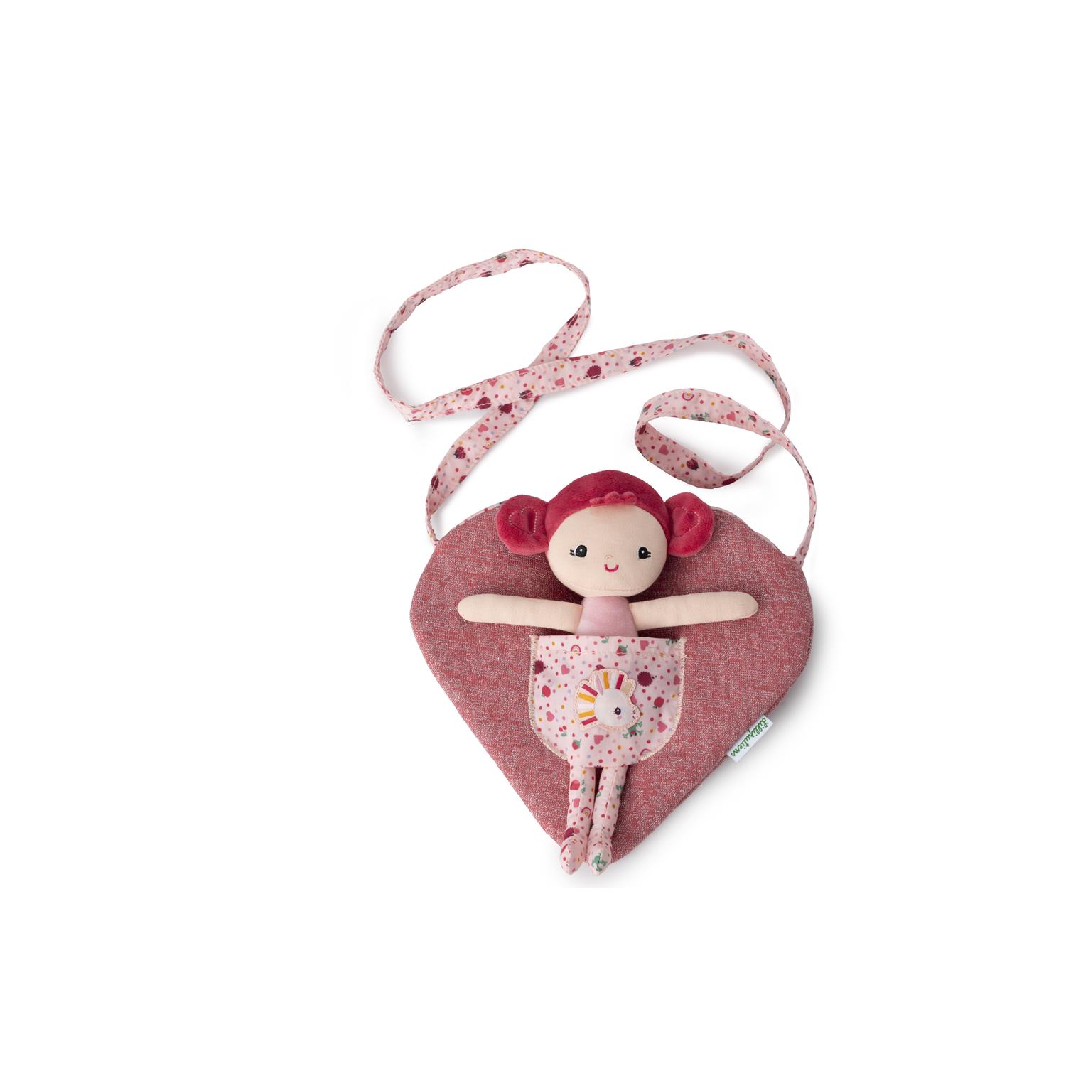 Poupée sur sac ROSE Lilliputiens
