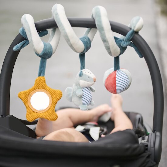Nattou Spirale Felix et Leo Multicolore  Nattou Spirale Felix et Leo Multicolore