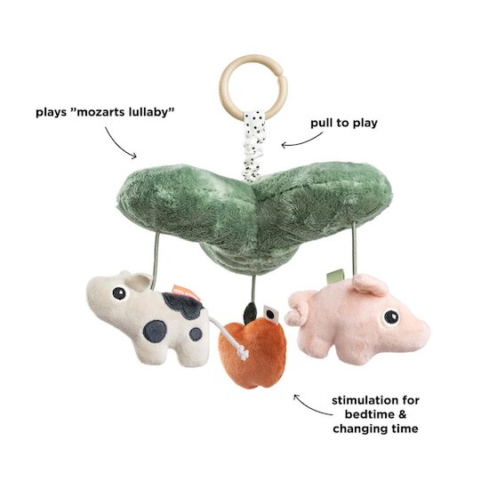 Done by Deer Mobile musical Tiny farm Multicolore  Done by Deer Mobile musical Tiny farm Multicolore