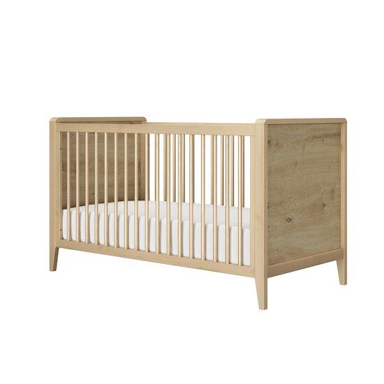 Bébé Lune Lit bébé Lison Chêne Artisan 70x140 cm Bébé Lune Lit bébé Lison Chêne Artisan 70x140 cm