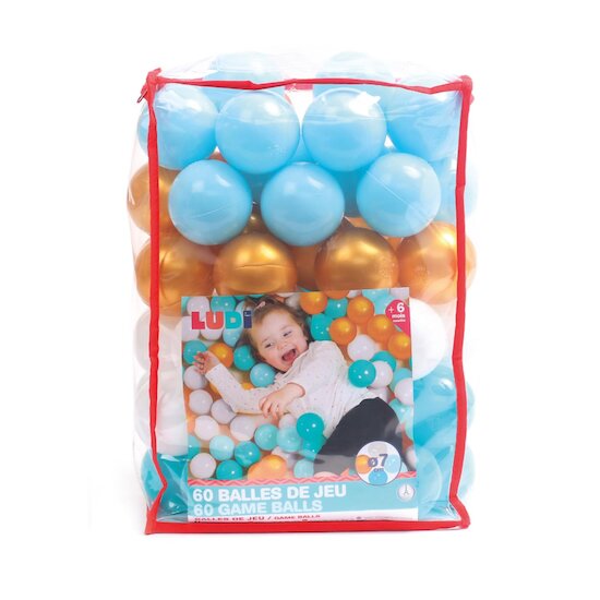 Ludi Balles de jeux Bleues 6 mois