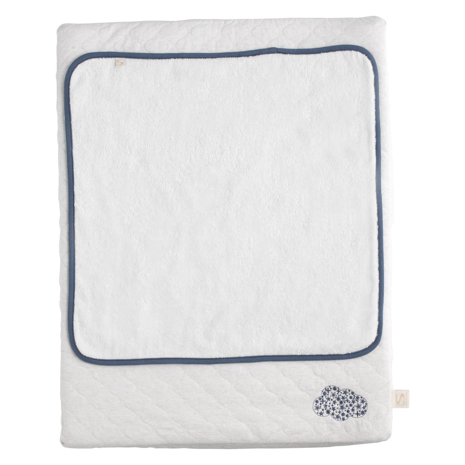 Matelas à langer + Serviette Petit Nuage BEIGE Sauthon