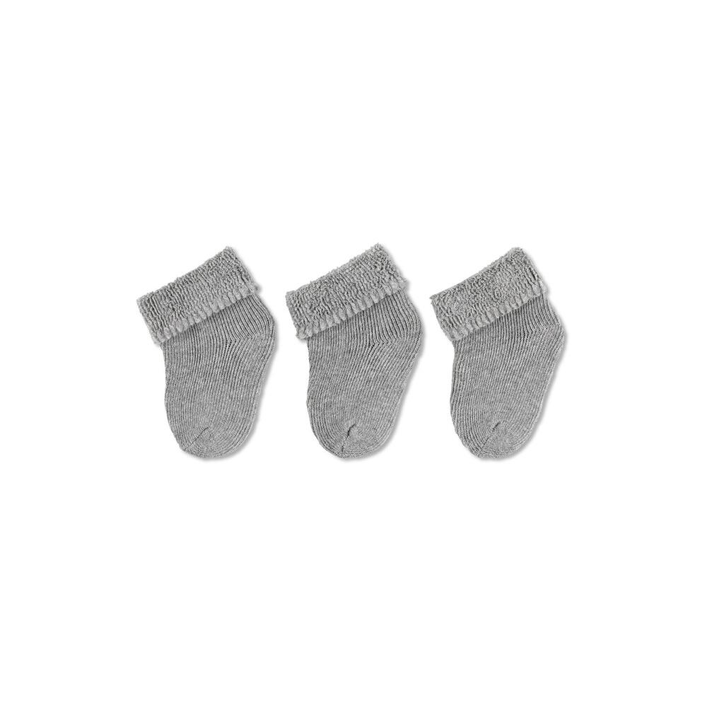 Chaussettes nouveau-né Pack 3 GRIS Sterntaler
