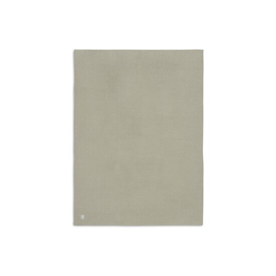 Jollein Couverture Berceau Basic Knit Olive Green 75x100 cm