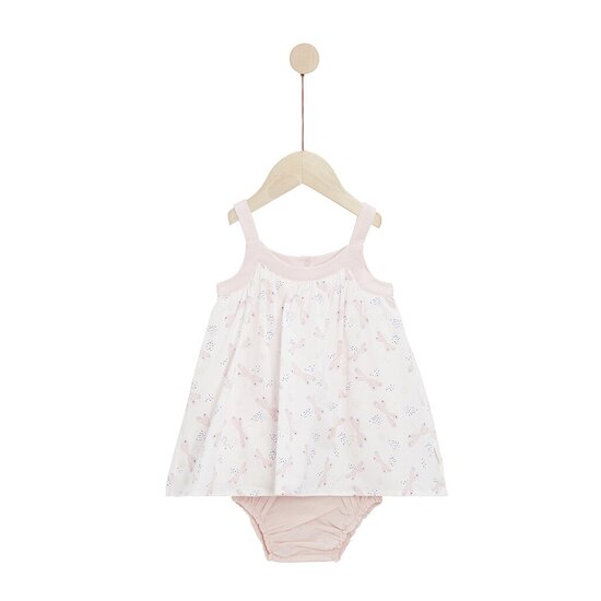 P’tit bisou Ensemble robe avec bloomer Mon petit nuage Libellule 1 mois