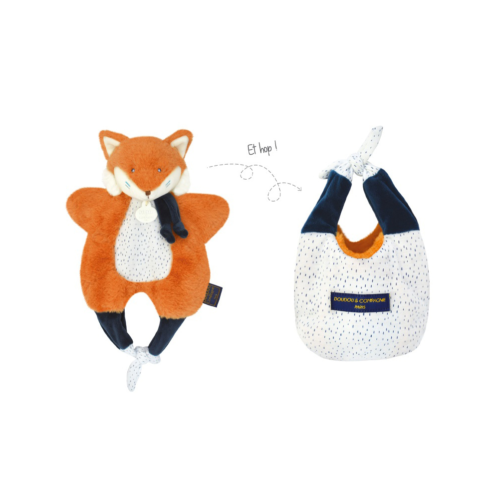 Doudou & Compagnie - Doudou Amusette ORANGE Doudou & Compagnie