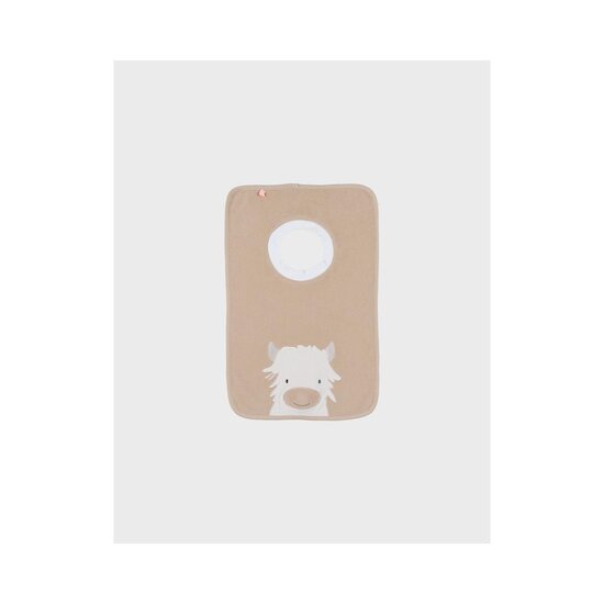 Noukie's Lot 2 Bavoirs éponge Funny F&O Beige et Kaki  Noukie's Lot 2 Bavoirs éponge Funny F&O Beige et Kaki