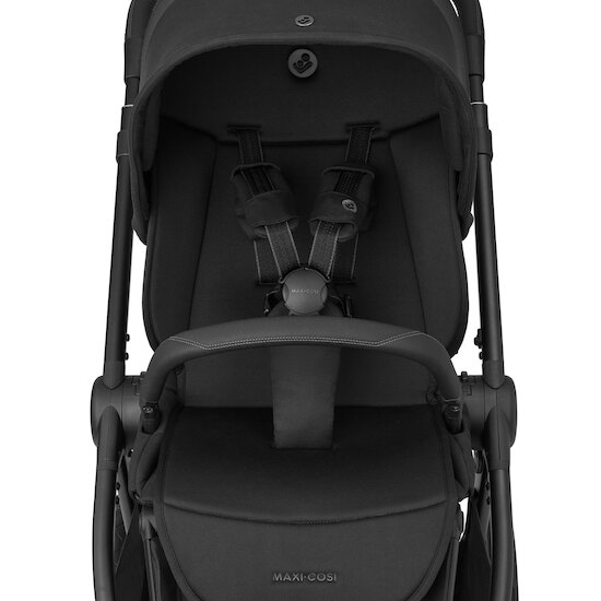 Maxi Cosi Poussette Oxford Twillic Black Dark Frame + Leather  Maxi Cosi Poussette Oxford Twillic Black Dark Frame + Leather