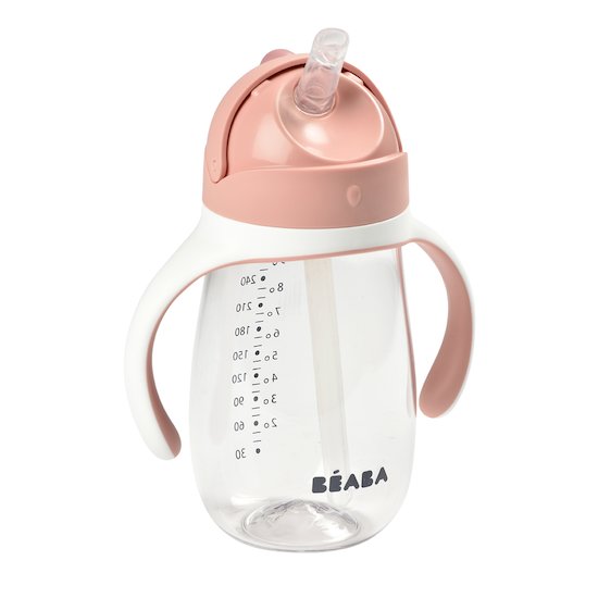 Béaba Tasse Paille Old Pink 300 ml Béaba Tasse Paille Old Pink 300 ml