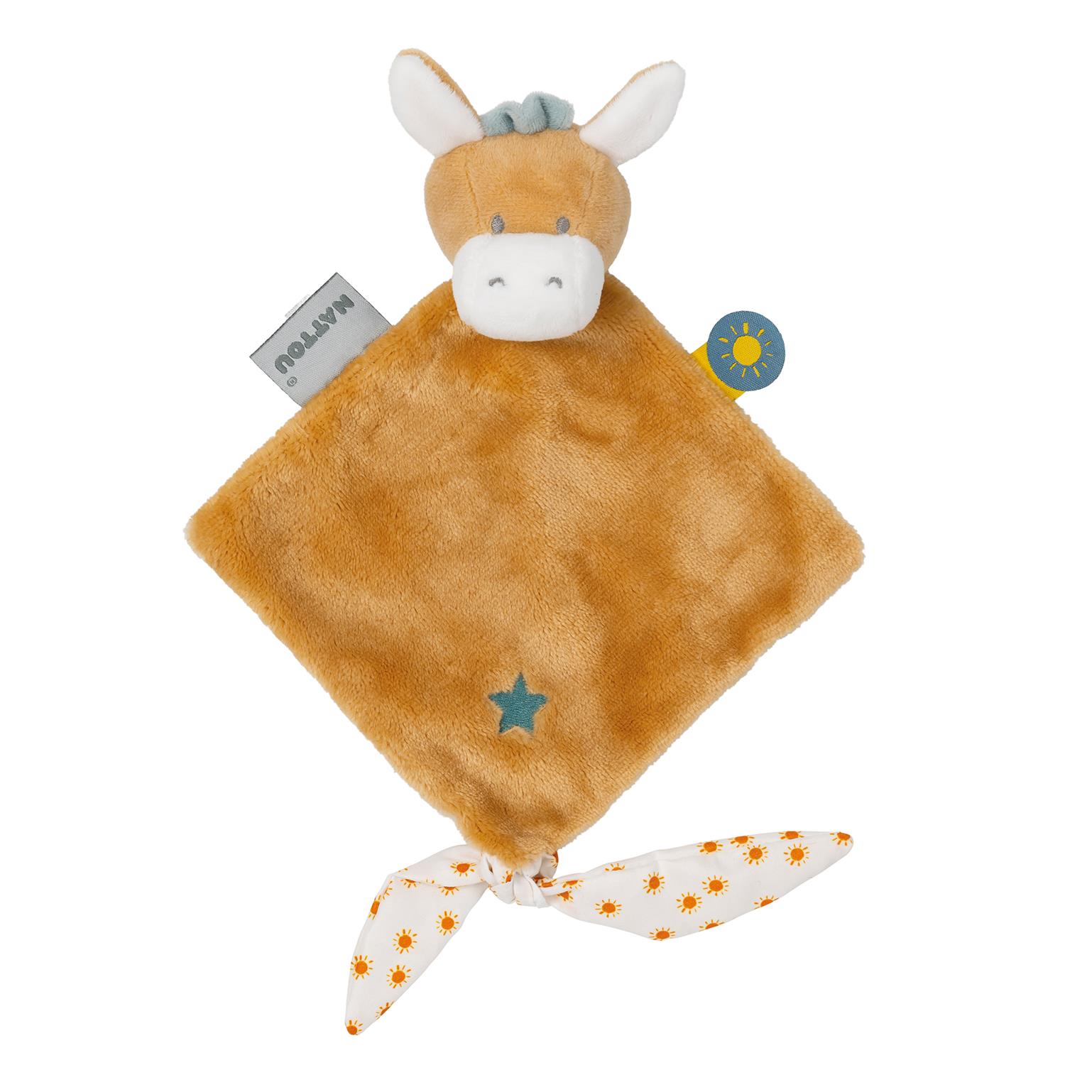 Mini doudou âne Leo Felix et Leo BEIGE Nattou