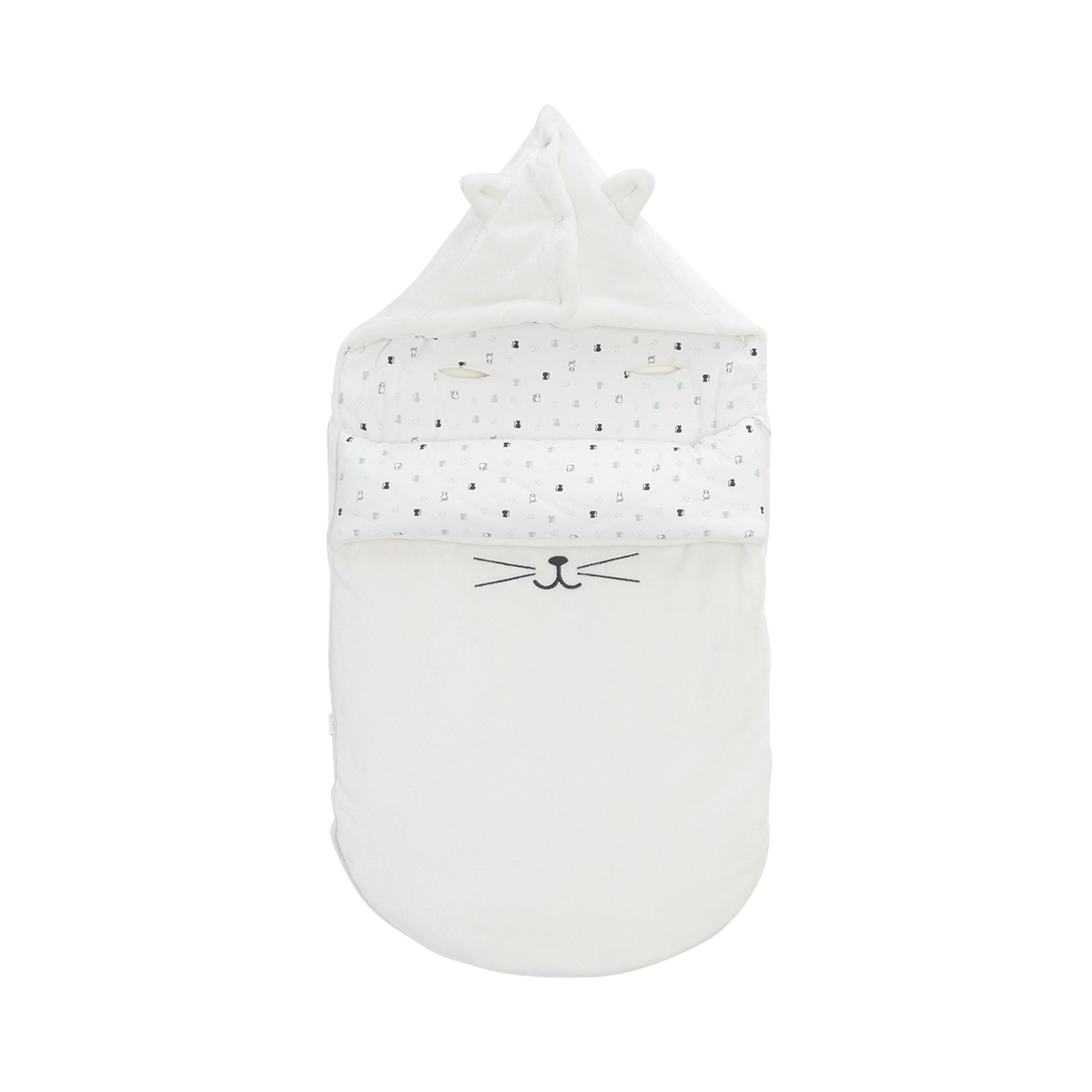 P’tit bisou - Nid D'Ange Mon Trousseau Chaton BLANC P’tit bisou