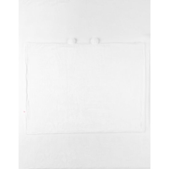Noukie's Couverture fausse fourrure M&M23 écru 75x100 cm Noukie's Couverture fausse fourrure M&M23 écru 75x100 cm