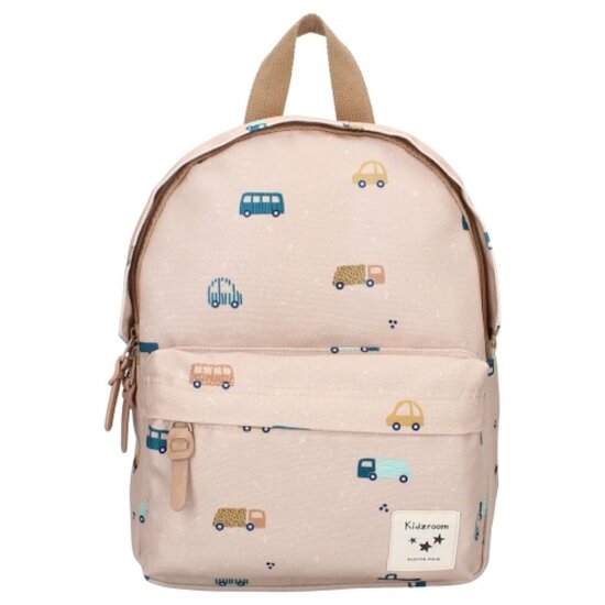Kidzroom Sac à dos enfant voitures Beige  Kidzroom Sac à dos enfant voitures Beige