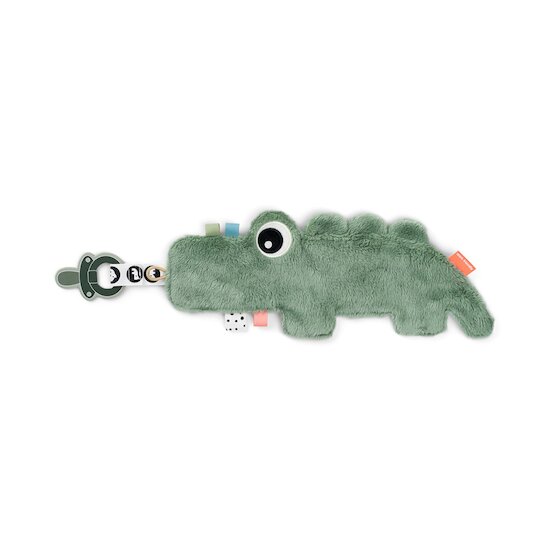 Done by Deer Doudou attache-sucette Croco Vert 