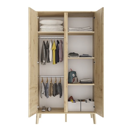 Armoire 2 Portes Lison Les Essentiels De Bebe Lune