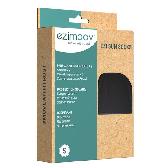 Ezimoov Pare-soleil chaussette x 2 Noir  S Ezimoov Pare-soleil chaussette x 2 Noir  S