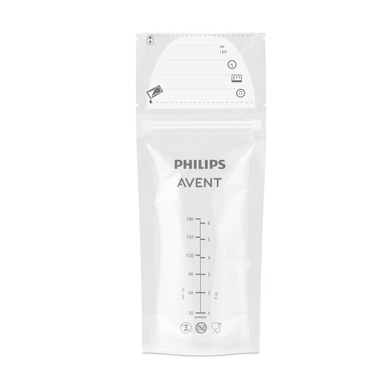 Philips Avent Sachets de conservation du lait maternel Blanc  Philips Avent Sachets de conservation du lait maternel Blanc