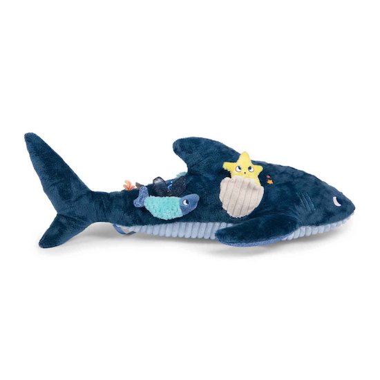Moulin Roty Grand requin d'activités Les aventures de Paulie Bleu 58 cm Moulin Roty Grand requin d'activités Les aventures de Paulie Bleu 58 cm