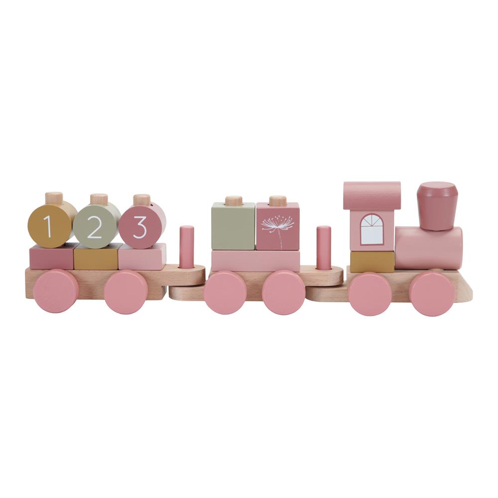 Train à Blocs FSC ROSE Little Dutch