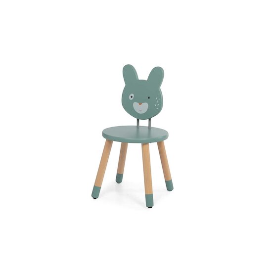Moulin Roty Chaise  Trois petits lapins Sauge  Moulin Roty Chaise  Trois petits lapins Sauge