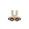 Lettre train en bois Lettre U