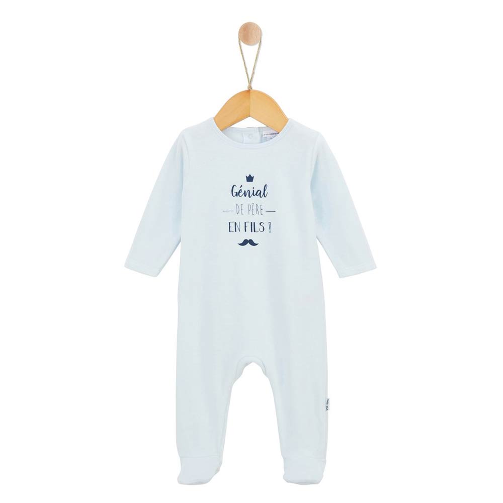 P’tit bisou - Pyjama Petit Cocon BLEU P’tit bisou