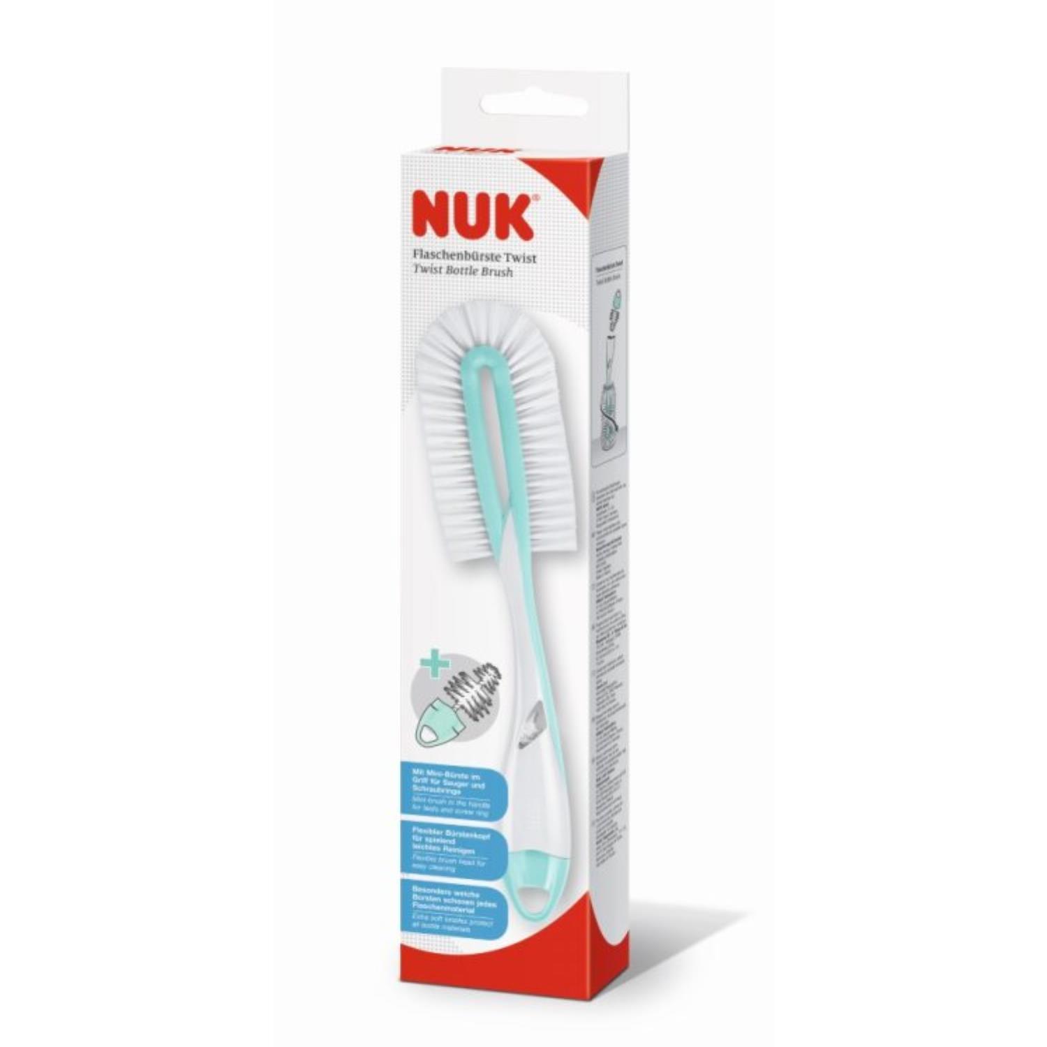 NUK - Goupillon 2en1 MULTICOLORE Nuk