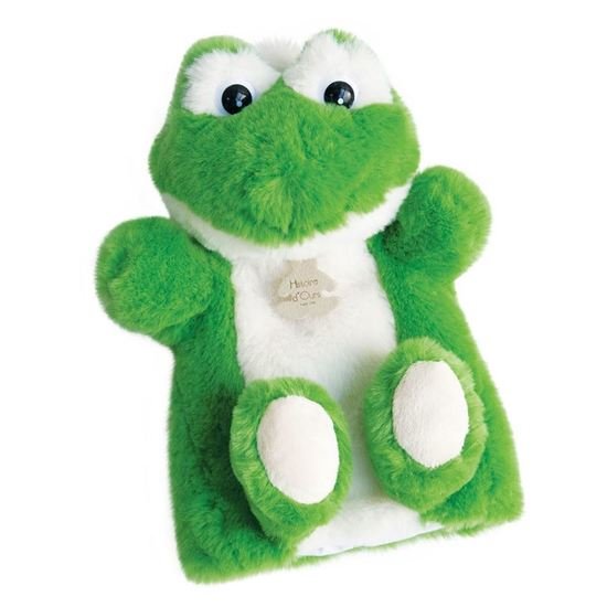 Histoire d'Ours Peluche Marionnette Douce Vert 25 cm