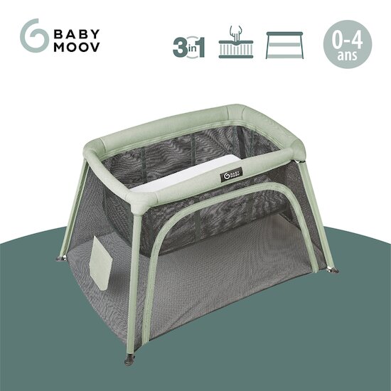 Babymoov Lit parapluie Moov&Comfy Vert/Noir  Babymoov Lit parapluie Moov&Comfy Vert/Noir